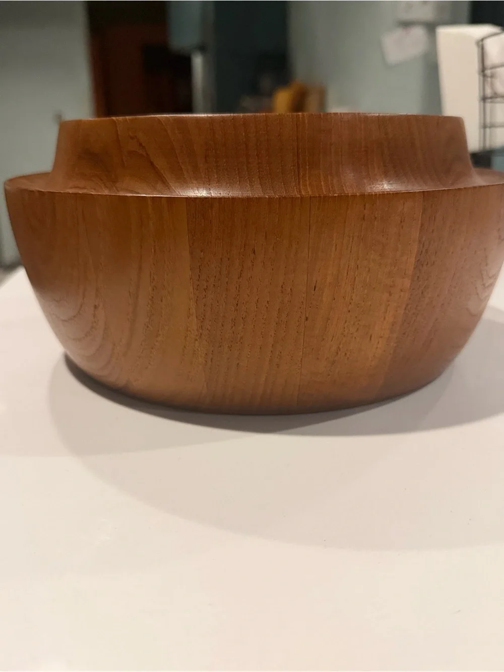 Vintage Scanform Denmark Teak Salad Bowl Danish Modern Henning Koppel